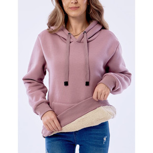 Nuevo estilo, ropa de calle hecha a medida, diseños personalizados, sudaderas con capucha para mujer, sudaderas con capucha de hombro caído para mujer de alta calidad - Product Image 2