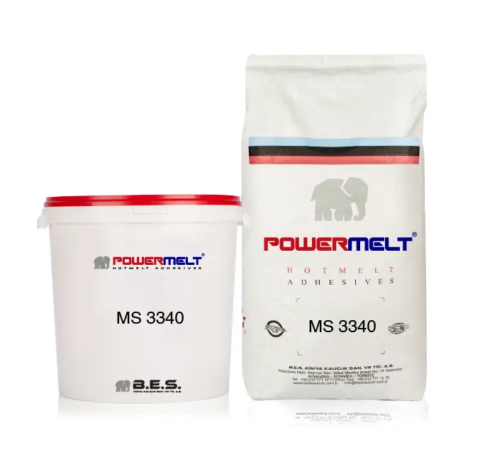 Best Quality Hot melt adhesive for manual and low speed machines excellent adhesion granular Powermelt OEM item MS 3340