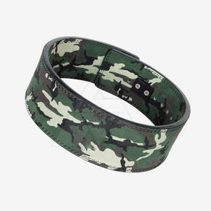 สำหรับทุกเพศที่มีคุณภาพสูงหนังวัวที่ปรับได้เข็มขัดออกกำลังกายกันลื่นปรับแต่งโลโก้ได้สำหรับการใช้ในโรงยิมยกน้ำหนัก (ทั้งหมด - Product Image 3