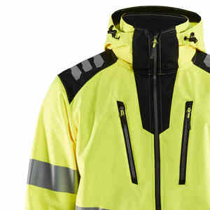 Custom Mens Mechanic <b>Work</b> Jacket <b>Waterproof</b> Heavy Duty Industrial Safety Workwear Hi Visibility Polyester Durable Cheap - Product Image 5
