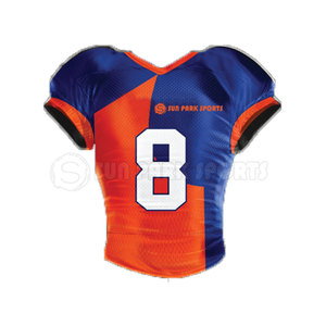 2025 nouveauté uniforme de Football américain qualité Unique léger vêtements de sport personnalisés ensembles à manches courtes - Product Image 1