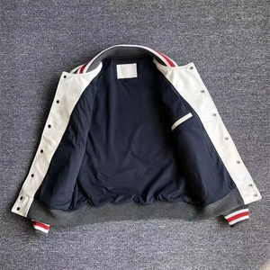 100% Polyester Varsity <b>Jacket</b> Custom Team Sports and club name logo baseball letterman university varsity <b>jacket</b> - Product Image 6