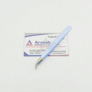 ขนตาปลอมสแตนเลสแบบหลายปลาย45องศาสีฟ้าสำหรับเด็กปรับแต่งโลโก้ได้ตามต้องการ - Product Image 6