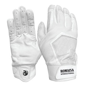 Meilleurs gants de frappe de baseball ROMAISA OEM 100% polyester logo de couleur personnalisé de haute qualité confortable durable adulte respirant - Product Image 3