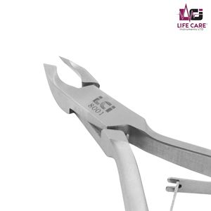 Pinces professionnelles de haute qualité, pinces à cuticules en acier japonais à double ressort ciseaux à cuticules tondeuse par Life Care Instrument - Product Image 6