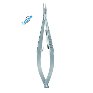 Porte-aiguilles Castroviejo en acier inoxydable de haute qualité, 9 cm, droit, instruments chirurgicaux - Product Image 1