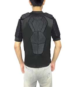 Chemise de sport rembourrée personnalisée, vêtements de sport de compression protecteurs, chemise en gros - Product Image 3