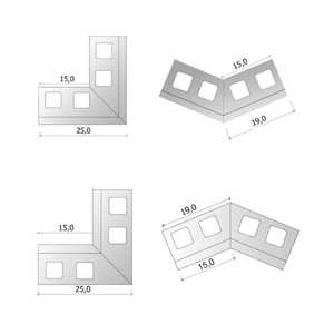 Renoplast ®   Perfil de aluminio para aleros K301, construcción de terrazas y balcones, suelos de baldosas sobre mortero adhesivo, sistemas de drenaje - Product Image 3
