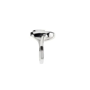 Anillo Stuller de Oro Blanco de 14K, Modelo 50809:102P 14KW, para Uso Diario - Product Image 4