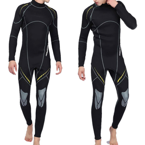 Traje de Baño de Neopreno de una Pieza de Color Sólido con Cuello Alto para Hombre, Venta Directa de Fábrica, Hecho a Medida para Talla de Adulto - Product Image 3