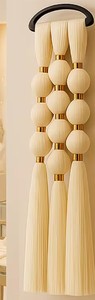 Magnifique suspension murale en macramé sphérique, design artistique, décoration murale pour la maison - Product Image 2