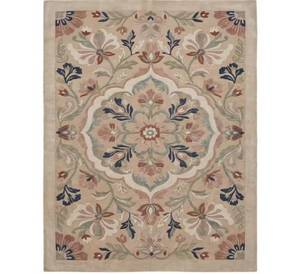 Tapis de luxe fait main en laine et acrylique pour salon, tapis de haute qualité, décoration de sol en coton - Product Image 1