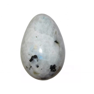 Yoni oeuf arc-en-ciel pierre de lune pierre naturelle oeufs en forme de pierre Oeuf de jade semi-précieux Protection énergétique Exercice vaginal grossiste - Product Image 1
