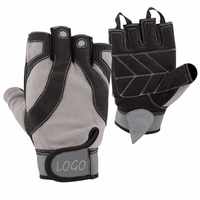 Antidérapant demi-doigt respirant haltérophilie Fitness gants haltère hommes femmes haltérophilie sport gants de gymnastique