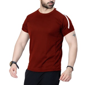 Camiseta Deportiva de Verano 2026 para Hombre, Personalizable OEM, Corte Regular, Larga, Lisa, de Color Sólido, para Entrenamiento, con Estampado - Product Image 6
