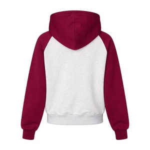 Sudaderas con Capucha Raglán Personalizadas al por Mayor para Mujer, Sudadera de Dos Tonos, Logotipo Personalizado OEM, Sudaderas Casuales Lisas, Marcas Estadounidenses - Product Image 6