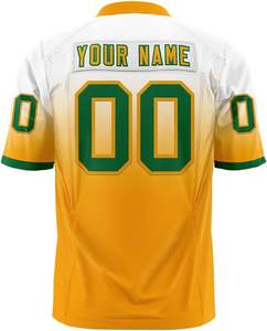 เสื้อเจอร์ซีย์อเมริกันฟุตบอลแบบสั่งทำลายพิมพ์ซับลิเมชันดีไซน์สนุกสำหรับแฟนๆแบบทีมสั้นระบายอากาศ - Product Image 2