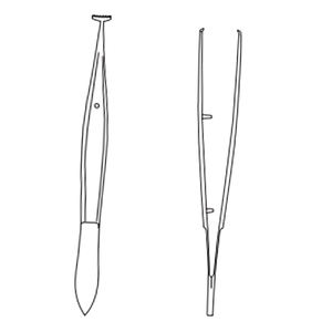 Pinces de fixation manuelles de haute qualité Barraquer 102 mm de long 9-10 dents Acier chirurgical inoxydable certifié CE Instruments - Product Image 1