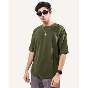 T-shirts Basiques Oversize 100% Coton Respirant Style Urbain Motif Uni Tissu Jersey 240 Grammes Modèle Numéro Imprimé - Product Image 2