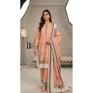 Conjunto de 3 Piezas de Chifón Elegante y Transpirable Fusion Peach # SL00250 - Product Image 1