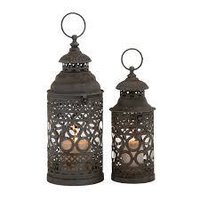 Latest Design Metal <b>Lantern</b> <b>Set</b> of 2 for Home Festival Decorative <b>Lanterns</b> Black & Gold Color Modern Design Metal <b>Lantern</b> Holder - Product Image 4