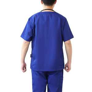 Uniformes confortables de gommage d'infirmière médicale multi-poches anti-rétrécissement pour hommes au prix de gros - Product Image 4