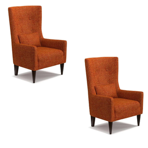 High <b>back</b> single sofas comfortable <b>cushion</b> hotel furniture dining sofas restaurant sofas wholesale price direct factory - Product Image 2