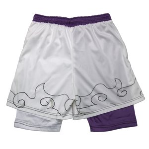 กางเกงขาสั้นกีฬา 3 มิติ 2 in 1 สำหรับผู้ชาย ออกกำลังกาย วิ่ง ระบายอากาศ แห้งเร็ว กางเกงขาสั้นลำลองฤดูร้อน มีกระเป๋าข้าง - Product Image 6