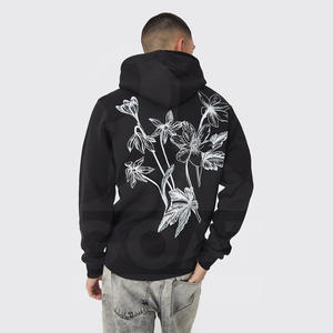 เสื้อฮู้ดดี้ผู้ชายสไตล์ลำลอง Y2k พิมพ์ลายกราฟิก ผ้าคอตตอน 100% คุณภาพสูง น้ำหนัก 280gsm สำหรับฤดูหนาว รับสกรีนโลโก้ตามแบบ - Product Image 1