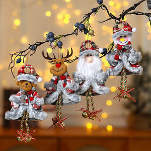 Colgantes Pequeños de Felpa de Navidad Personalizados Colgando EN EL Árbol de Navidad Adornos Pequeños - Product Image 6