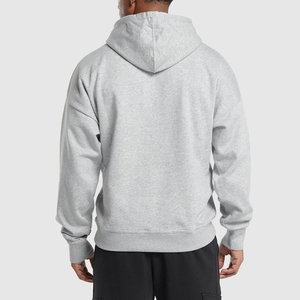 Sweat à capuche pour homme surdimensionné brodé avec fermeture à glissière en coton molletonné de haute qualité de luxe-Streetwear Hip Hop Basics - Product Image 5