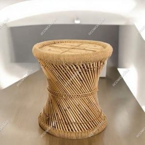 Modern <b>Bamboo</b> Indoor/Outdoor Console Ottoman <b>Stool</b> Handmade Eco-Friendly Durable Multi-Function Space-Saving Furniture for Home - Product Image 5