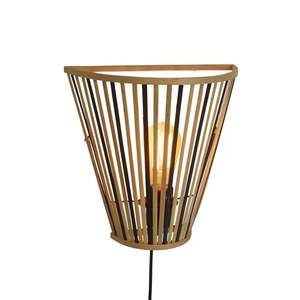 Handcrafted Bamboo Wall <b>Lamp</b> Providing <b>Natural</b> Decorative <b>Lighting</b> Solution for Hotels Resorts and Eco Friendly Projects - Product Image 4