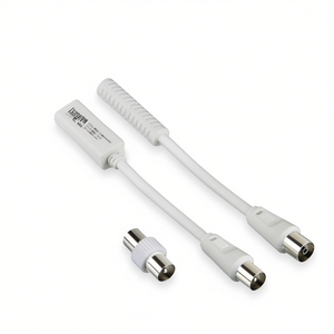 Antena de TV Blanca de 1.5m con Adaptador de 85 Db Categoría 00205300 - Product Image 3