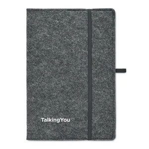 <b>A5</b> Feltbook <b>Notebook</b> Eco-Friendly RPET Felt Gadgets - Product Image 2