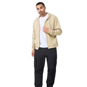 Offre Spéciale nouveauté fermeture éclair sweats à capuche Style Unique fermeture éclair sweats à capuche respirant 100% coton hommes fermeture éclair sweats à capuche décontracté coupe ajustée - Product Image 4