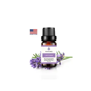 100% puro frio natural pressionado grau terapêutico lavanda óleos essenciais OEM Private Label Aromaterapia cosméticos fabricante