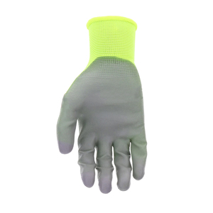 Men's Heavy Duty Yellow Cowhide Leather Work Gloves Sports Safety Protective for Drivers Welders Mechanics - Product Image 4