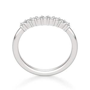 Ensemble de mariée en diamant coupe ronde pour femme - Product Image 3