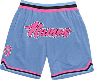 Pantalones cortos de baloncesto para hombre, 100% poliéster, ligeros, de secado rápido, con degradado de colores, logotipo personalizado, estampado sólido - Product Image 5