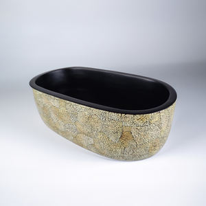 Vietnam usine fait à la main traditionnel laque bol matériau naturel usage quotidien artisanat modèle LBW6008 - Product Image 4