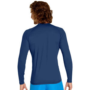 Sublimación personalizada Impreso Spandex Camisa de compresión de secado rápido para hombres BJJ Manga larga Deportes Running Rash-Guard Top - Product Image 6
