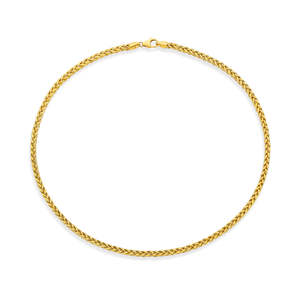 Cadena Religiosa de Oro de 18k con Perlas y Diamantes para Bodas y Fiestas - Product Image 3