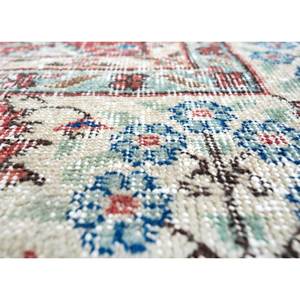 Tapis en laine noué à la main vintage grande surface Pae-2153, motif floral rouge-orange, pour salon, couloir, chambre d'adolescent, rectangulaire - Product Image 3