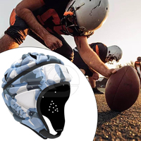 Casques de rugby de haute qualité en matériau EVA, ajustement ergonomique, absorption des chocs, sangles réglables pour un port sécurisé