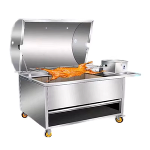 Parrilla de barbacoa de carbón de cabra de cerdo <span class=keywords><strong>entero</strong></span>, horno para asar ovejas, parrilla de asador Industrial de pollo eléctrica giratoria, <span class=keywords><strong>precio</strong></span> a la venta - Product Image 4