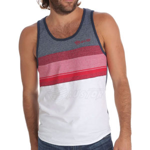 100% algodón hecho hombres camiseta sin mangas gimnasio Fitness desgaste Camisa sin mangas entrenamiento músculo entrenamiento camiseta sin mangas - Product Image 4