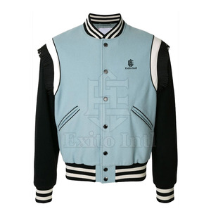 เสื้อแจ็คเก็ตเลตเตอร์แมนสไตล์ไฮสตรีทสำหรับผู้ชาย ดีไซน์โดดเด่น คอตั้ง ระบายอากาศได้ดี แห้งเร็ว ปรับแต่งได้ คุณภาพเยี่ยม แฟชั่นใหม่ - Product Image 1