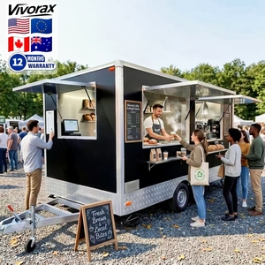 Remorques de <span class=keywords><strong>cuisine</strong></span> commerciales compactes entièrement équipées, camions de restauration mobiles avec <span class=keywords><strong>cuisine</strong></span> complète à vendre - Product Image 1