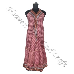 SD019 indien pakistanais coton Saree/Shari/Shari Hippy Boho Style moderne nouvelle robe en soie Vintage avec Style indien moderne - Product Image 1